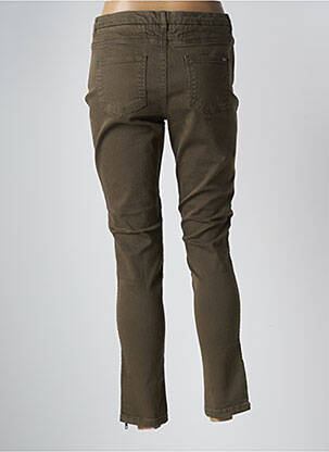 Pantalon slim elasticitate mărime normală verde IKKS femeie