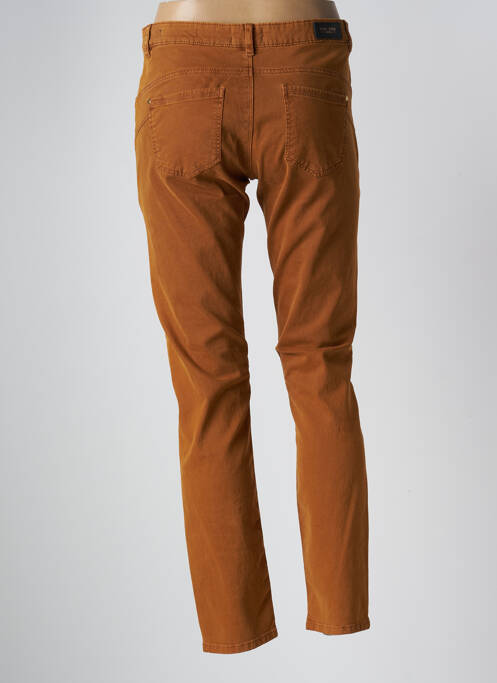 Pantalon slim maro ONE STEP femeie