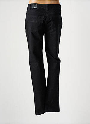 Pantalon slim țesătură poplin mărime normală negru JENSEN femeie