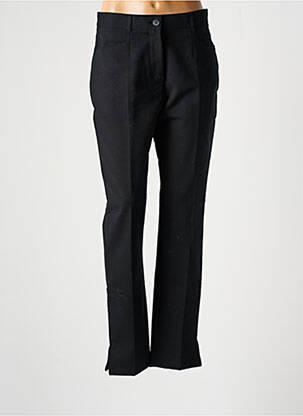 Pantalon slim țesătură poplin mărime normală negru JENSEN femeie