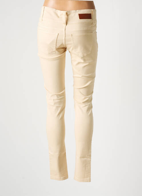 Pantalon slim bej VERO MODA femeie