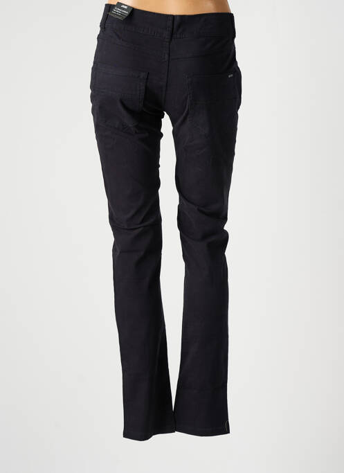 Pantalon slim țesătură poplin mărime normală negru JENSEN femme
