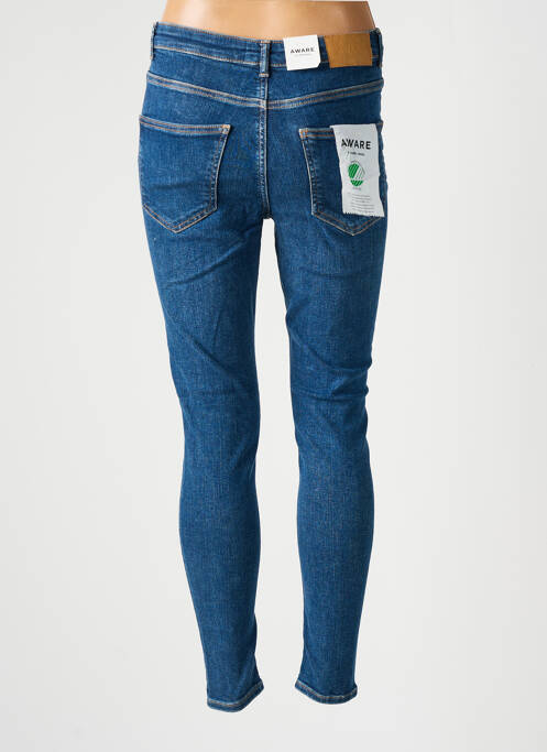 Blugi cu croială slim albastru AWARE BY VERO MODA femeie