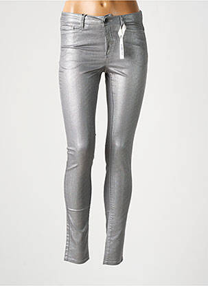 Pantalon 7/8 elasticitate mărime normală argintiu VERO MODA femeie