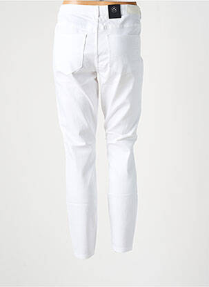Pantalon drept talie elastică alb VERO MODA femeie