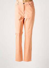 Pantalon slim țesătură poplin mărime normală portocaliu LCDN femme