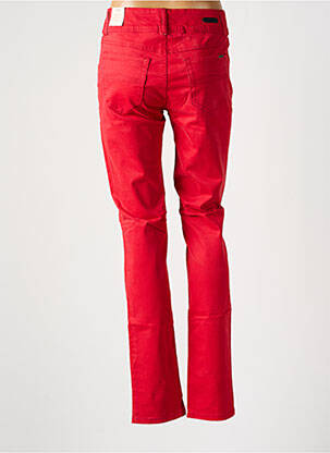 Pantalon slim buzunare roșu JENSEN femeie