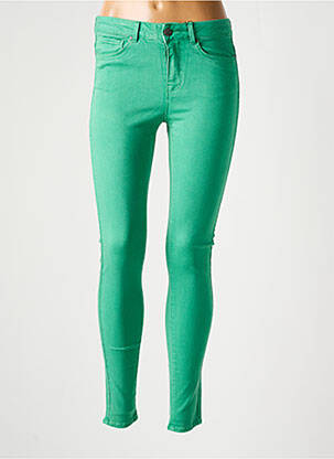 Pantalon slim elasticitate mărime normală verde VERO MODA femeie