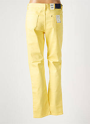 Pantalon slim buzunare galben NEW MAN femeie
