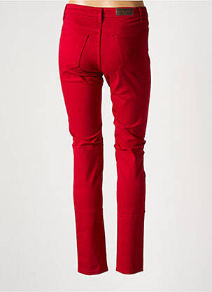 Pantalon slim buzunare roșu LCDN femeie