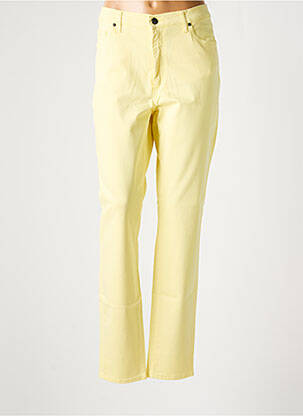 Pantalon slim buzunare galben LCDN femeie
