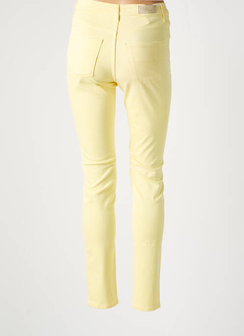 Pantalon slim galben LCDN femeie