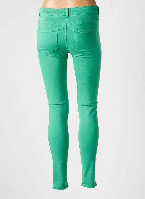 Pantalon slim verde VERO MODA femeie