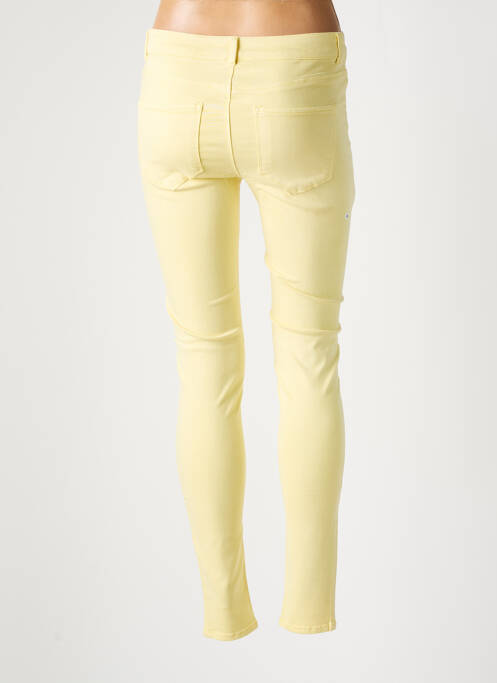 Pantalon slim galben VERO MODA femeie