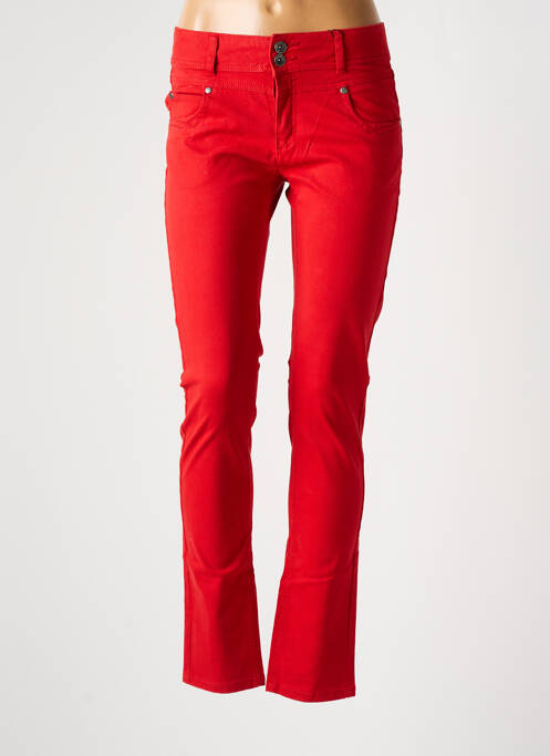 Pantalon slim portocaliu JENSEN femeie