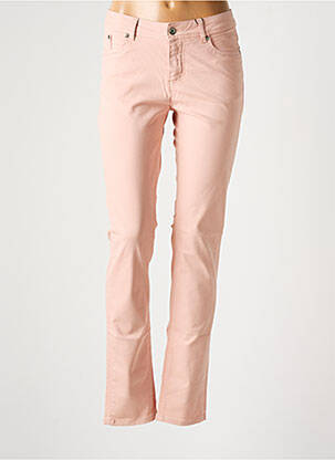 Blugi cu croială dreaptă roz JENSEN femeie