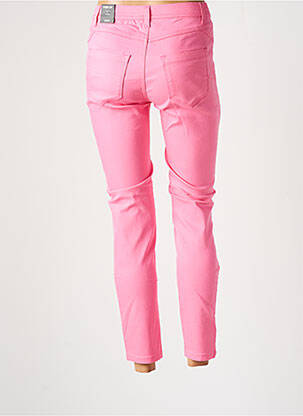Pantalon 7/8 elasticitate talie joasă roz JENSEN femeie