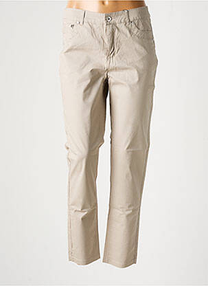 Pantalon slim buzunare bej JENSEN femeie