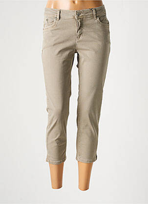 Pantalon trei sferturi bej JENSEN femeie