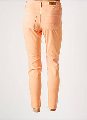 Pantalon 7/8 elasticitate mărime normală portocalie LCDN femeie