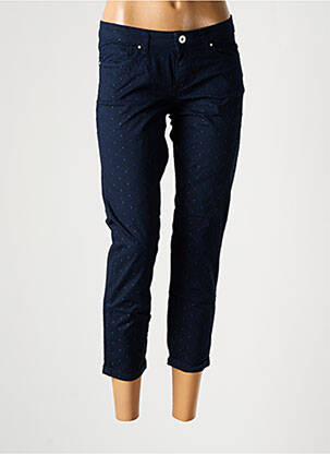 Pantalon trei sferturi buzunare albastru LCDN femeie