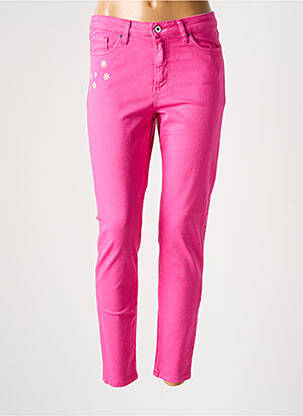 Pantalon slim roz LCDN femeie