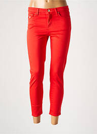 Pantalon 7/8 elasticitate mărime normală portocaliu LCDN femme