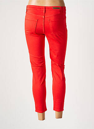 Pantalon 7/8 elasticitate mărime normală portocalie LCDN femeie