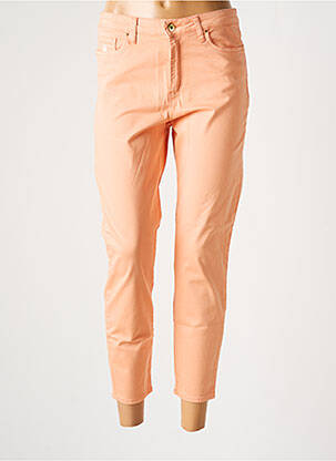 Pantalon slim buzunare portocalie LCDN femeie
