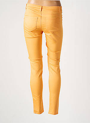 Pantalon drept talie elastică portocaliu VERO MODA femeie