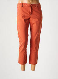 Pantalon 7/8 închidere cu fermoar sub clapetă cu cârlig mărime normală portocaliu VERO MODA femme