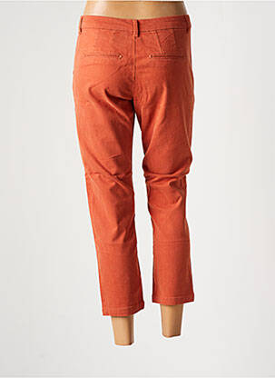 Pantalon 7/8 închidere cu fermoar sub clapetă cu cârlig mărime normală portocalie VERO MODA femeie