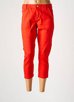 Pantalon 7/8 elasticitate mărime normală portocalie VERO MODA femeie
