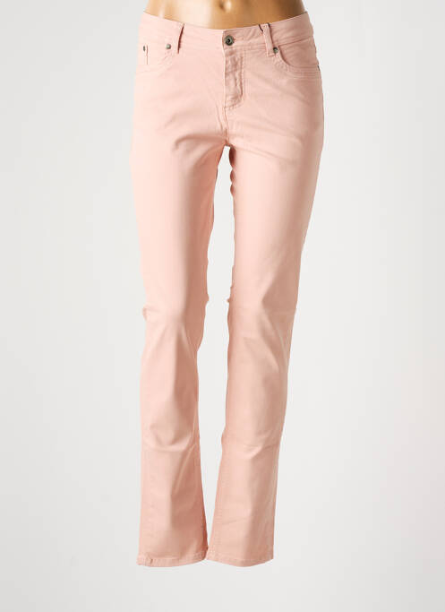 Blugi cu croială dreaptă roz JENSEN femeie