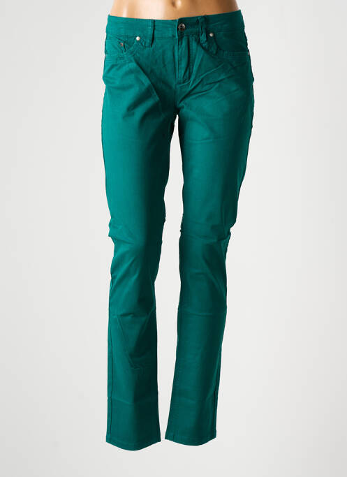 Pantalon slim verde JENSEN femeie
