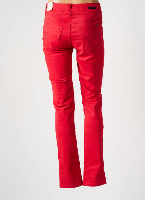 Pantalon slim roșu JENSEN femeie