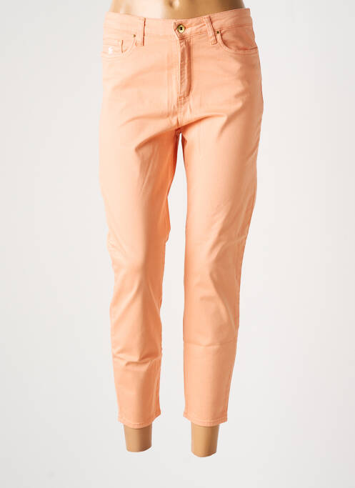 Pantalon slim portocaliu LCDN femeie