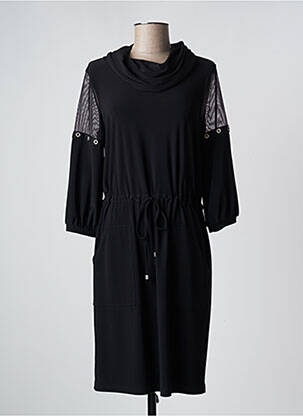 Rochie midi mâneci 3/4 mâneci 3/4 negru JOSEPH RIBKOFF femeie