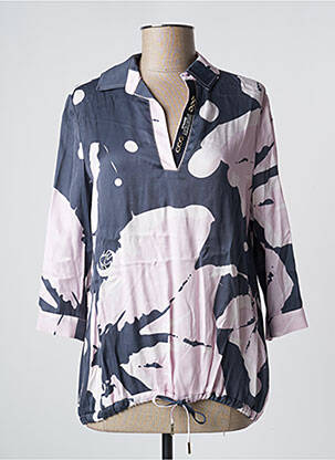 Bluză imprimeu fantezie mâneci 3/4 gri SPORTALM femme