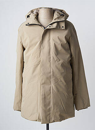 Parka mansete cu margini elastice cu glugă bej JACK & JONES bărbat
