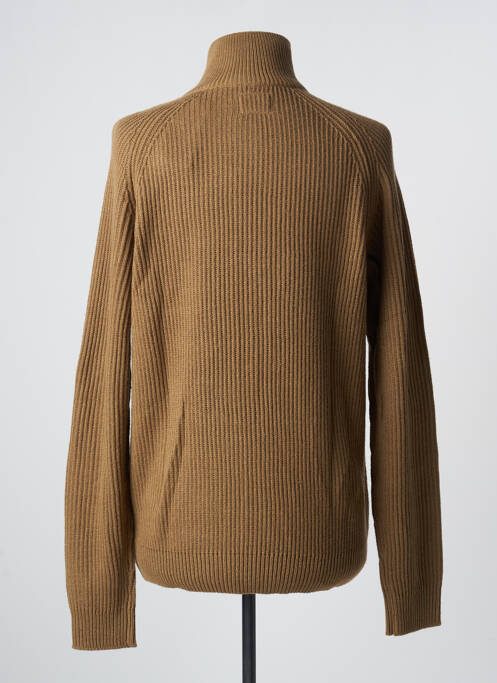 Vestă cu mâneci lungi bej JACK & JONES bărbat