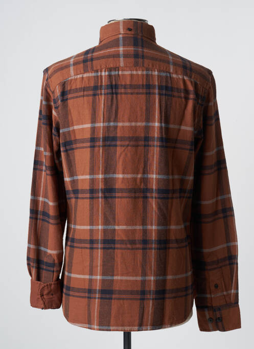 Cămașă cu mâneci lungi maro JACK & JONES bărbat