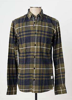 Cămașă cu mâneci lungi mâneci lungi verde JACK & JONES bărbat