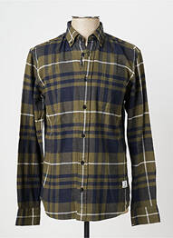 Cămașă cu mâneci lungi buzunare verde JACK & JONES bărbat