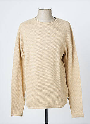 Pulover bej JACK & JONES bărbat