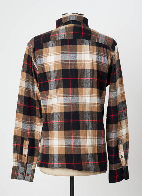 Cămașă cu mâneci lungi maro JACK & JONES bărbat