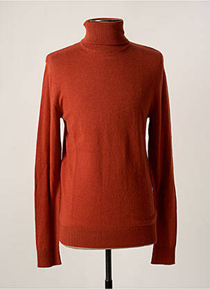 Pulover cu guler înalt portocaliu JACK & JONES bărbat