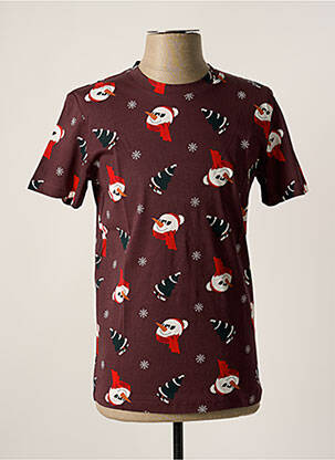 Tricou violet JACK & JONES bărbat