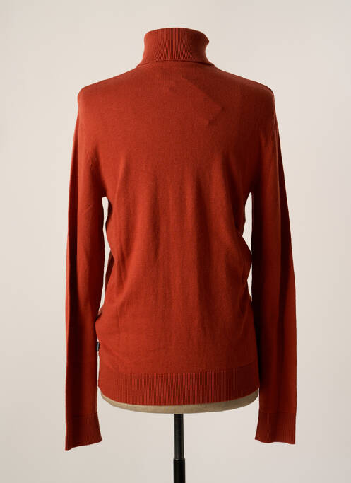 Pulover cu guler înalt portocaliu JACK & JONES bărbat