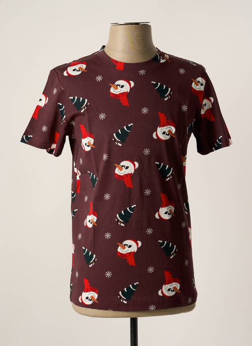 Tricou violet JACK & JONES bărbat